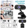 HD 1080P Webcam With Microphone USB Driver-Free Computer Camera For Live Broadcast Video Calling Conference Work For PC Laptop