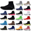 Plattformskor Sock Boots Socks Mens Trainers Boot Womens Shoe Red Sneakers Speed ​​Trainer Fashion Casual Balck Me