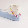 Ankiety Summer Słodki akrylowy koralik dla kobiet uwielbia motyl kostki bransoletki buty łańcuch boho plażowy akcesoria tobillera