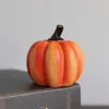 Decorazioni natalizie Zucca di Halloween Lampada a candela a luce calda Decorazione in resina Layout del sito Puntelli Decorazioni per la casa