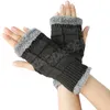 Vinter faux p￤lshandskar arm ￤rm t￤cke varm fingerfria handskar handskar stickade vanten mode kvinnor m￤n utomhus sporthandskar