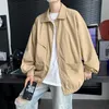 Męskie kurtki męskie odzież towarowa ins ulzzang szyk przystojny streetwear swobodny japońska stylowa moda Chaqueta Big Pockets 221129