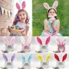 Ostern Party Haarbänder Erwachsene Kinder Niedlichen Kaninchen Ohr Stirnband Prop Plüsch Kleid Kostüm Bunny Ohren Haarband Neue