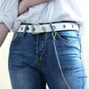 Celra Mulheres Punk Belt Punk Design Original Anel Lady Chain Trend Leather Magogo