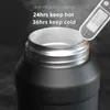Bouteilles d'eau 2L bouteille Thermos avec poignée de transport amovible en acier inoxydable portable pour salle de sport 221130
