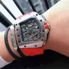 SUPERCLONE Uhren Armbanduhr Designer Luxus Herren Mechanikuhr Richa Milles Armbanduhr Tiktok Kwai Tin Bucket Machine Vibrant Quick Red Persona