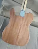 6 Strings Semi Hollow Electric Guitar with Flame Maple Veneer Maple Fretboard Customizable