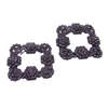 Anklets 2x Shoe Buckle Women's Flower Clips Brooches Bridal Accessories