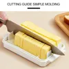 Storage Bottles Household Butter Dish Box Simple Cheese Server Keeper Tray With Lid Spreadable Fresh-Keeping