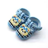 First Walkers 0-18M Unisex Baby Boy Girls Cartoon Lace Bow Anti-Slip Shoes Toddler Soft Soled