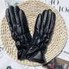 Glitter Winter Gloves Female Waterproof Thermal Fleece Lined Touch Screen Non-slip Full Finger Lady Gloves Ski Cycling Outdoor