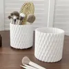 Storage Boxes Home Rotatable Makeup Brush Bucket Desktop Partition Woman Tool Bathroom Organize Accessories