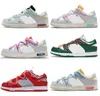 Designers Dunksb Casual Shoes SBDUNK Cher Summer Lot 1 05 of 50 Collection Red Pine Orange Green Sb Dunkes Low White Ow le 50 TS Trainer