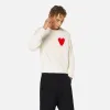 Suéteres masculinos de designer de Paris Amis de Coeur Love Jacquard Crew Sweater Sweater Fashion Streetwear para homens e mulheres W634