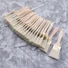 Painting Pens 523pcs Paint Brushes Wooden Handle Bristle Brush for Wall and Furniture 2 inch Thin 221130