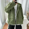 Men's Jackets Men Spring Autumn Trendy Loose Korean Style All match Fashion Ins Leisure Simple Notched Single Breasted Cazadora Hombre 221129