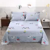 Set di biancheria da letto 1 pezzo Lenzuolo colorato Plaid Doppio Queen King Size Lenzuolo tinta unita Lenzuola piatte per bambini adulti Copertura senza federa 221129