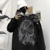 Sweats à capuche pour hommes Sweatshirts Hommes O Cou Vêtements pour hommes Couple Unisexe Imprimer Harajuku Élégant Coréen Streetwear Hip hop Cool Quotidien Rétro Ins 221129