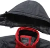 Vestes pour hommes coupe-vent veste de montagne hiver chaud doublé polaire sport manteau de ski de pluie avec capuche 221130
