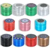 hand sander cnc teeth filter net dry herb shisha vape pen 50mm aluminum alloy smoke grinding printing Herb Grinder bongs