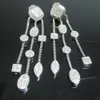Luxus 925 Sterling Silber Pave Diamant Stud Ohrringe Design Fein Schmuck Marke Ohrringe Alentine's Day Weihnachtsgeschenke