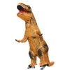 Figurino do tema T-Rex Dinossauro infl￡vel Purim Halloween Party Cosplay Fancy Suits MASCOT Cartoon Vestido de anime para crian￧as adultas 221130