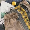 Männer Hosen Übergroße Hosen Männer Schwarz Plaid Harem Koreanische Baumwolle Stretch Männlich Urban Jogginghose Hip Hop Kleidung Plus Größe