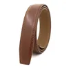 Belts Men's Automatic Buckle No Belt Brand Men High Quality Male Genuine Strap Jeans 3.5cm Mens Luxury