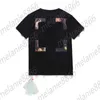 Style White New Men's T-shirts Creative Melt Letter Print Loose Unisex Short Sleeve T-shirt