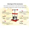 Juicers Honey Press Stainless Steel Fruit Crusher 3L/6L Household Kitchen Appliances Brewing Machine Equipment