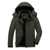 Vestes pour hommes coupe-vent veste de montagne hiver chaud doublé polaire sport manteau de ski de pluie avec capuche 221130