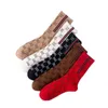 calcetines de diseñador de calcetines hombre para hombres diez pares de lujo deportes de invierno de invierno bordado impreso algodón hombre mujer botas altas botas de calcetines de verano calcetines