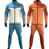 dikke tech fleece tracksuit heren sport sportkleding broek hoodies jassen ruimte wattenbroeken dames bodems joggers man rennen jas cc1b