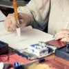 Boyama malzemeleri 7pcsset geleneksel Çin kaligrafi fırçaları yazıyor Çin seti sanat fırçası yazma sumi boyama malzemeleri 221130