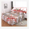 Bedding sets 3PC Bedspread Bedroom Fitted Sheet Cover Soft Non Slip King Queen Bed Skirt Wedding Bedskirt WithPillowcase For Four Seasons 221129