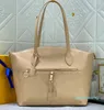 Bolso de moda Bolso de compras Bolsos de hombro para mujer Empreinte Cuero con cremallera Bolsillo exterior Letras clásicas Bolsos de alta capacidad Monedero