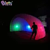 Gepersonaliseerde 6x4x3 meter opblaasbare lichten Dome Giant Igloo / LED Blow Up Garden Dome Toys Sports