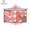 8 Kleurblush palet make -up Matte duurzame natuurlijke naakte huid blozen make -up rouge poeder blusher cosmetica paletten