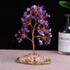 Andere Event -Party -Lieferungen 1PC Natural Amethyst Rose Quarz Baum des Lebens Rock Mineral Probe Reiki Heilung Home Dekoration DIY Geschenke Souvenir 221129