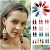 Dangle Lustre 20 Couleurs Bohème Long Gland Boucles D'oreilles Femme Mtilayer À La Main Boucle D'oreille Goutte Dangle Lustre En Gros Sel Dhwgb