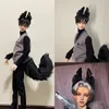 Portachiavi Anime Cosplay Anubis Ears Hairhoop Hairpin Headwear per BJD SD Doll Costume Accessori