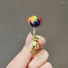 Brooches Funny Balloon Frog Animal Colorful Balloons Brooch Pins Woman Kids Party Jewelry Accessories Gifts