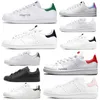 2024 Haute Qulaity Femmes Hommes Casual Chaussures Stan Smith Sneakers classiques Triple Blanc Blanc Black Platform Designers Gold Leather Trainers Sports Shoe Taille