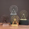 Dekompressionsspielzeug, europäisches Retro-drehbares Riesenrad, Metallhandwerksmodell, moderne Heimdekoration, Esstisch, Arbeitszimmer, Ornamente, Decorao Para Casa 221129