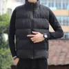 Gilet da uomo Gilet Giacca Autunno Inverno Abbigliamento Imbottito in cotone senza maniche Abbigliamento moda Cappotto in tinta unita di marca 221130