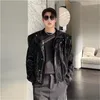 Men's Jackets Jacket Nightclub Men'S Glittering Sequins Stage Wear Performance Clothes And Women'S Double Layer Shoulder