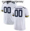 Genähtes 2020 Brandon Peters Michigan Wolverines Navy NCAA-Fußballtrikot. Benutzerdefinierter beliebiger Name, Nummer XS-5XL 6XL