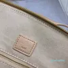 Bolso de moda Bolso de compras Bolsos de hombro para mujer Empreinte Cuero con cremallera Bolsillo exterior Letras clásicas Bolsos de alta capacidad Monedero