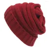 Boinas Capas de invierno Lady Warm Hat For Women Gelandeses de punto de niña Capa gruesa para mujeres