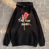 Sweethirts pour hommes Sweinshirts Rose Imprimé hommes Vêtements Hooded HARAJUKU UNISEX ADOLES BAGGY COOL ULZZANG All Match Vitality Personality Cozy 221129